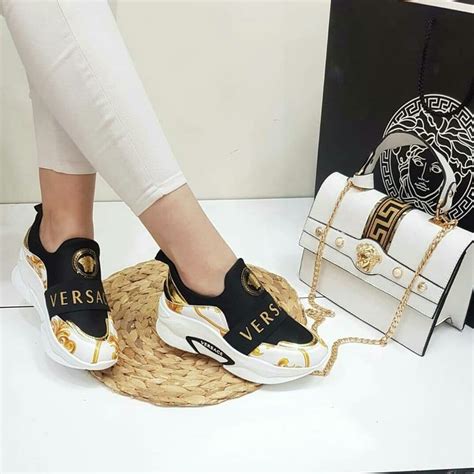 ladies versace sneakers